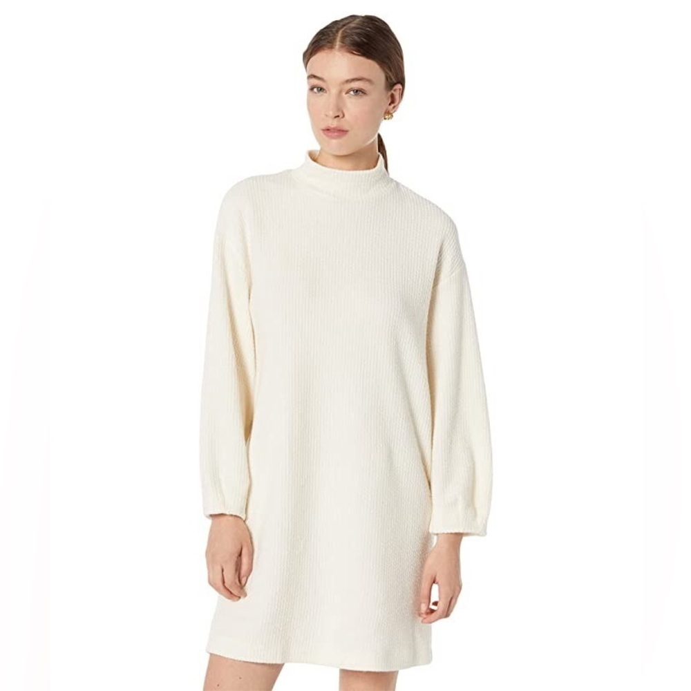 Mango Cream mock neck sweater Dress size S